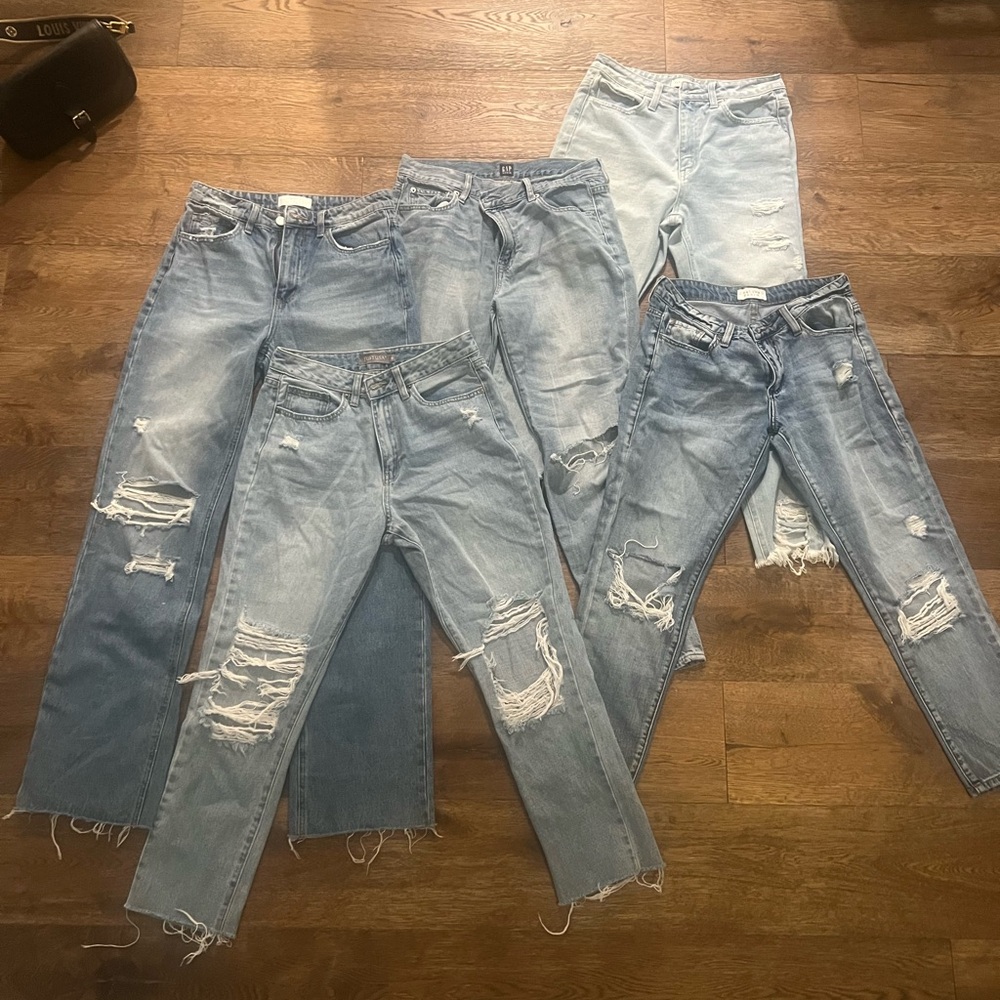 Stylish Distressed Denim Jeans Collection
